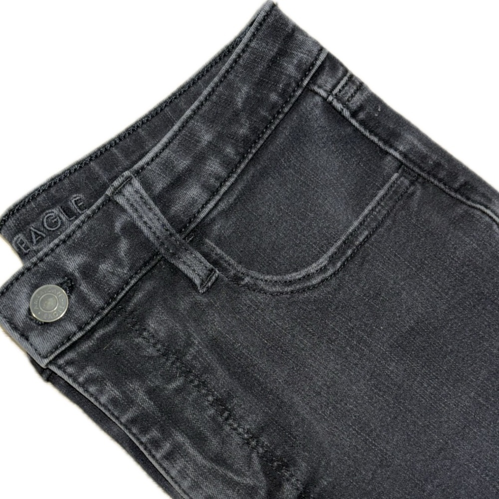AMERICAN EAGLE DENIM • BLACK JEGGING - Picture 3 of 3